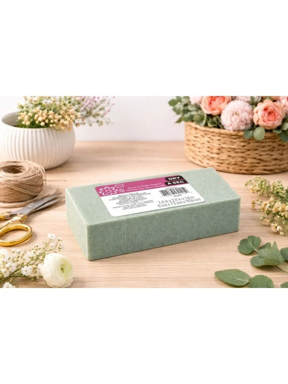 Dry Floral Foam Brick Green Foam For Artificial Flowers Silk Or Dried Floral Cra